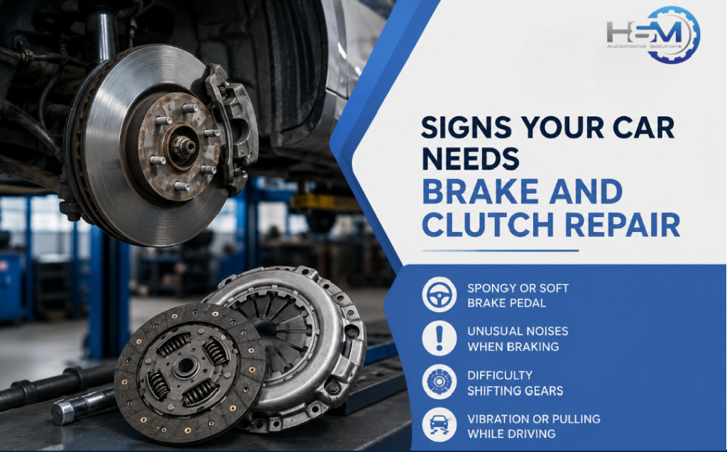 signs you need brake and clutch repair